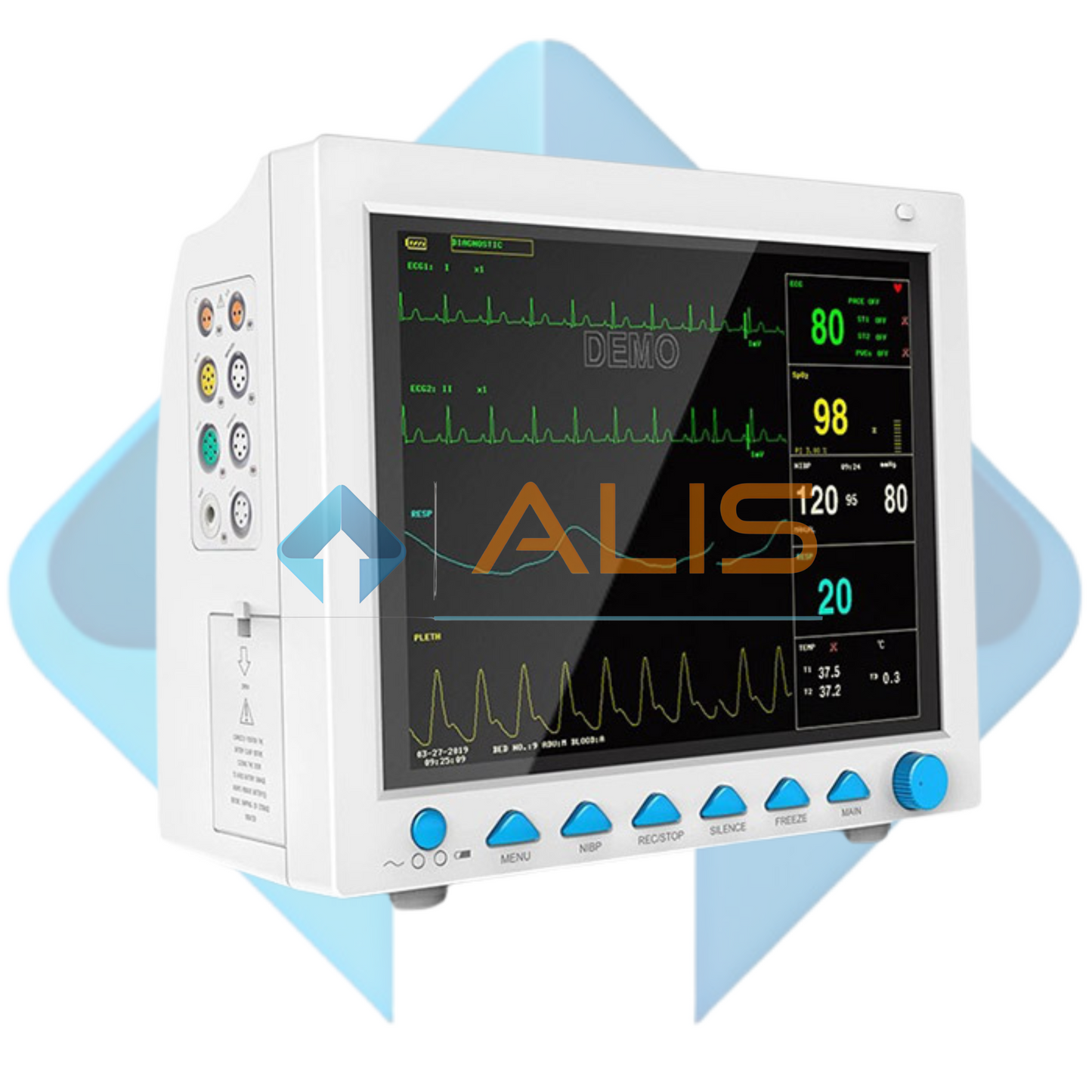 5 Para Bed Side Monitor for Neonate Use