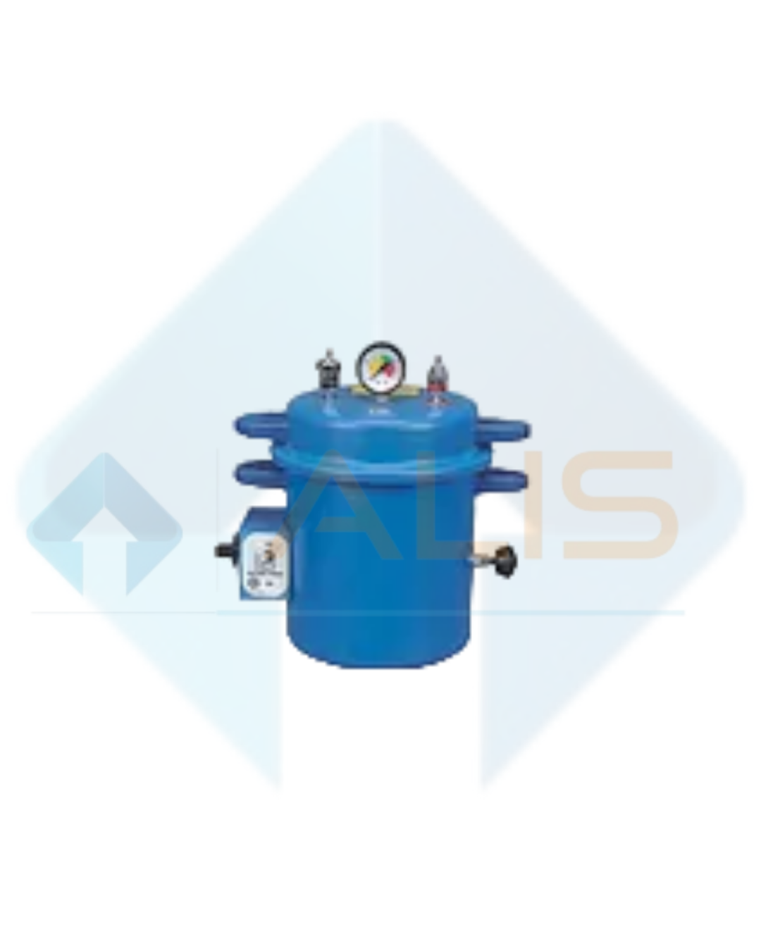 Dental Autoclave, Epoxy Finish, Pressure cooker type, Electric, 10 Liters (Dark Blue)