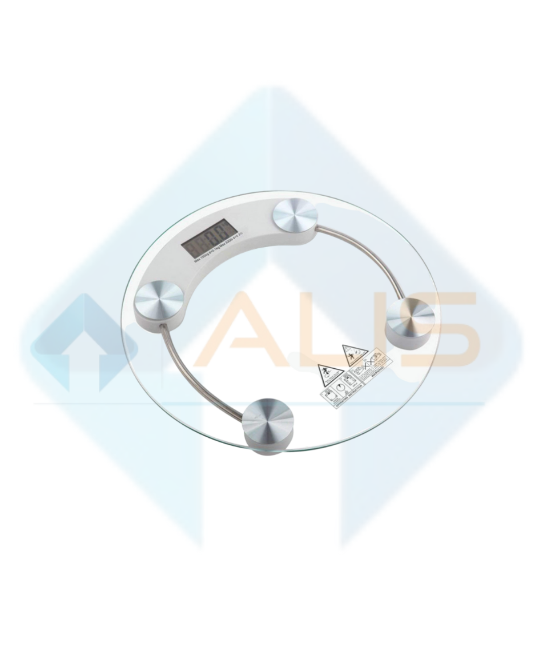 Digital Weighing Scale, Glass, 150 Kg