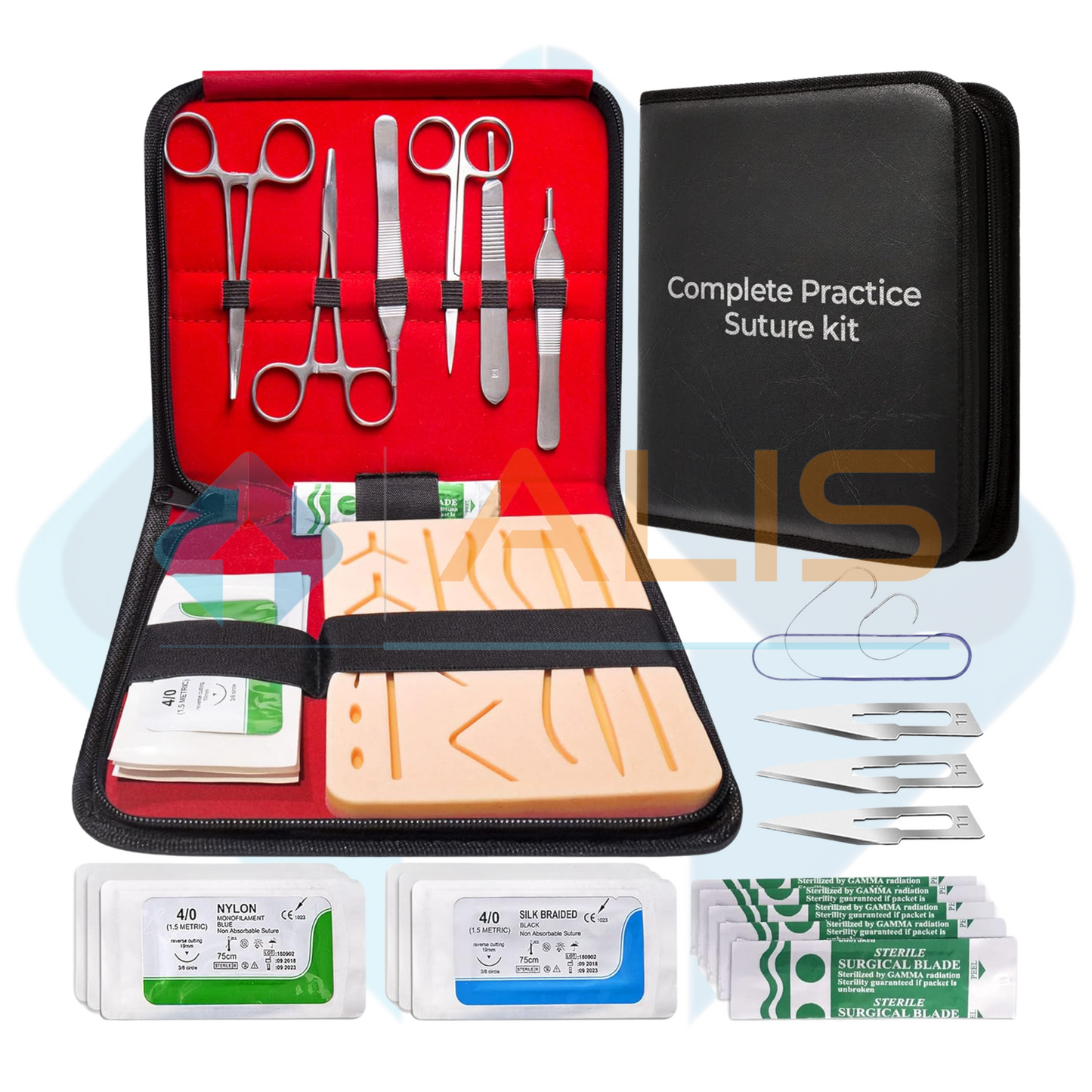 Suture Practice Kit with Pad for Students