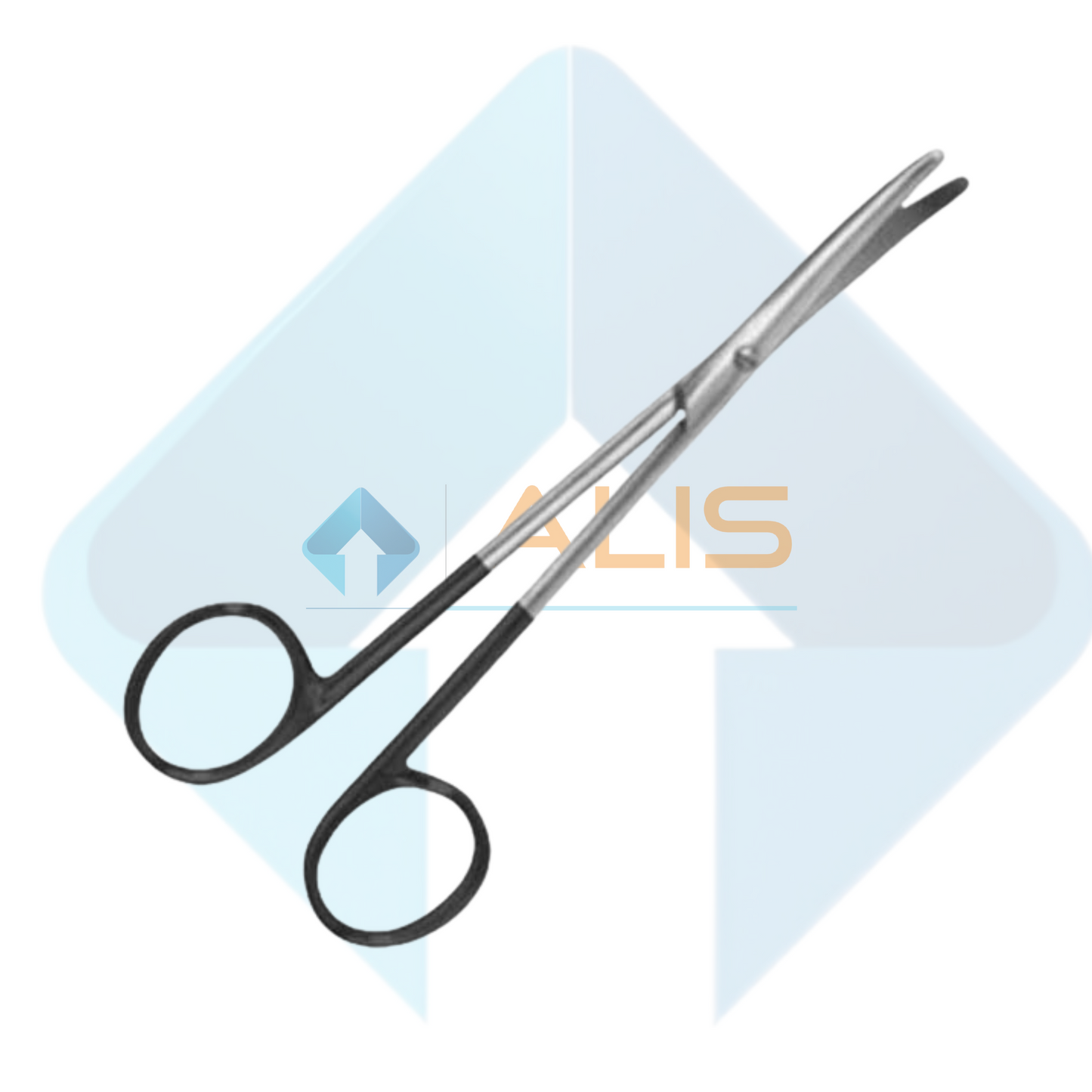 Supercut Metzenbaum Scissor (Curved) with Black Handle