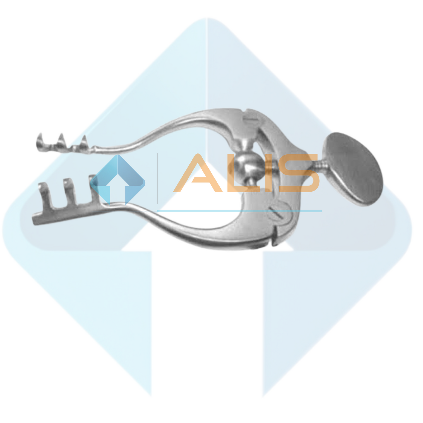 Jansen Retractor 3 x 3 Blunt Prongs, 3"