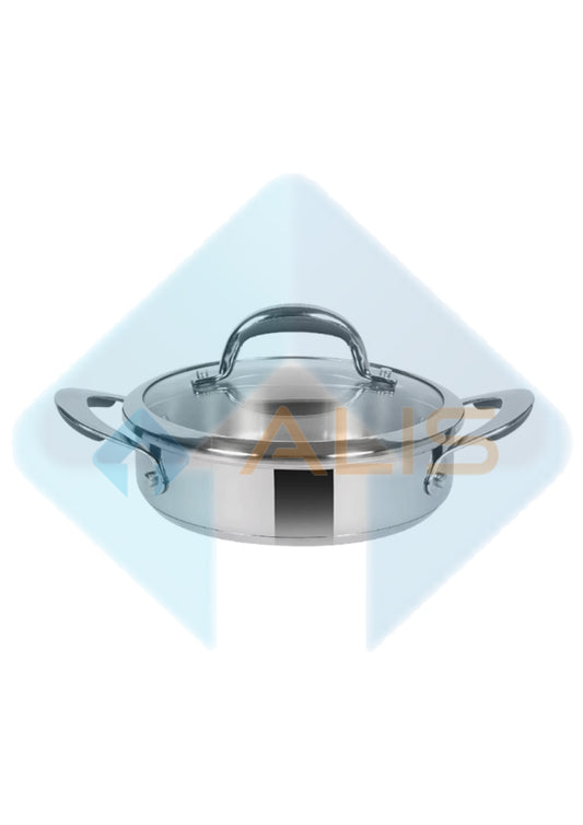 Bed Pan with Lid - Stainless Steel