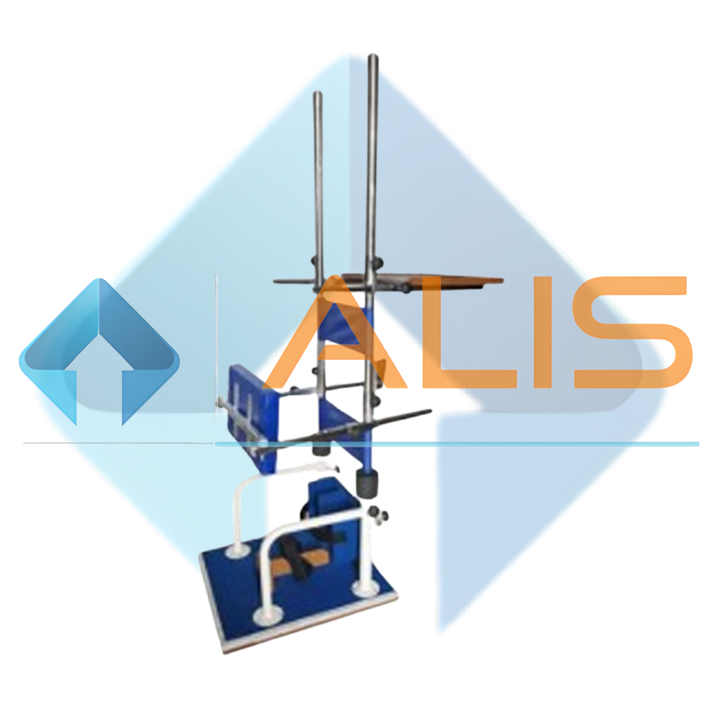 Adjustable Metalic Standing Frame Adult with Wooden Base