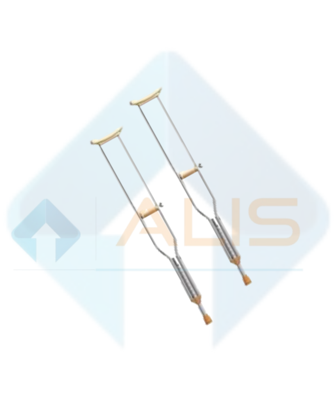 Crutches Underarm (Aluminium), Adjustable (Pair)