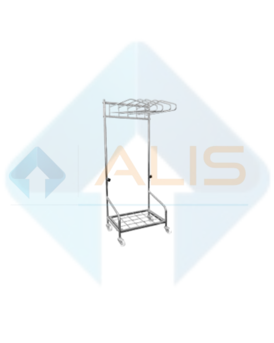 Lead Apron Stand/Trolley (SS 304 Grade) – Alis Professional