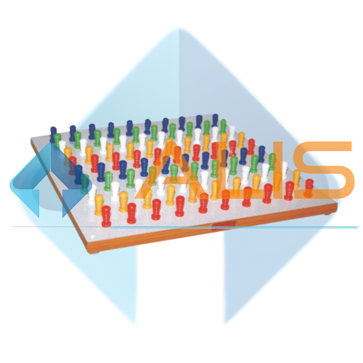 Multi Color Peg Board (100 Pegs)