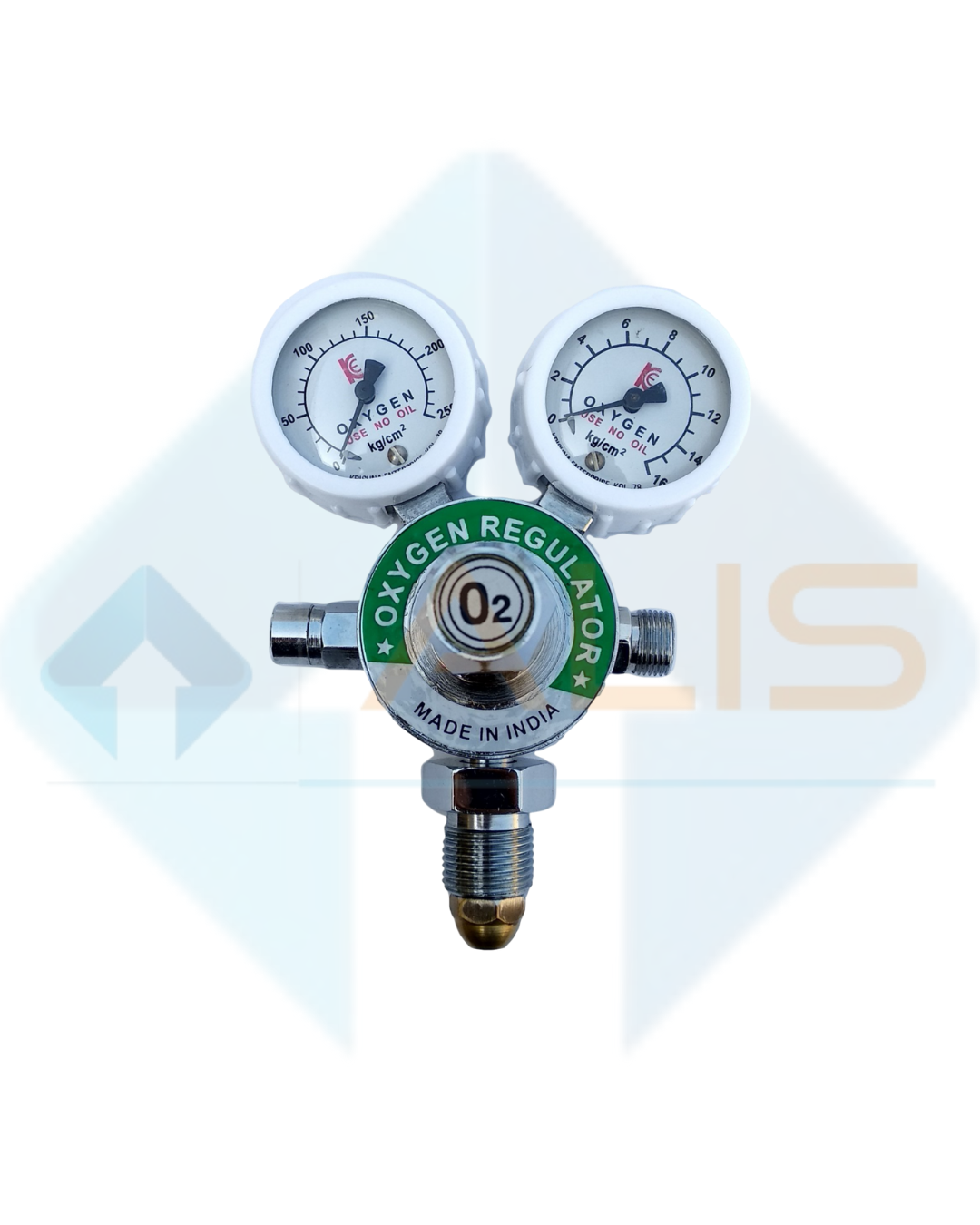 Oxygen Regulator with Pressure Gauge