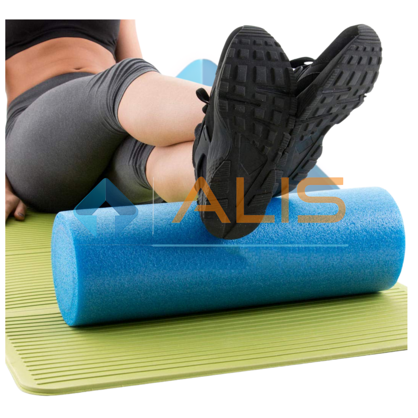 Premium Exercise Foam Roller Full Round 90cm