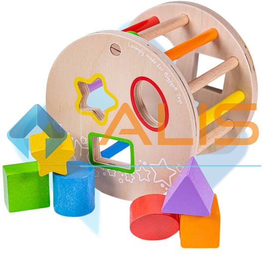 Rolling Shape Sorter Peg Board