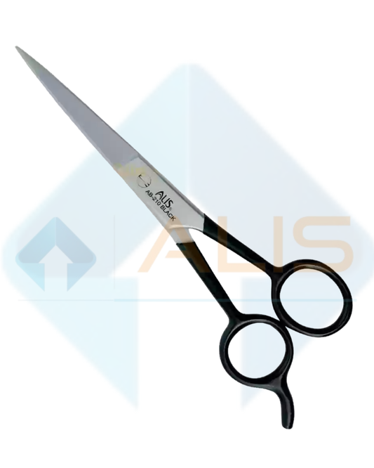 SUPERCUT Salon Barber Hair Cutting Scissors Razor Edge Scissor WIth Black Colour Handle | Shears Scissor For Beard | Mustaches Styling | Hair Cut Scissor 6.5 Inch (16.5 CM Barber Scissor Handle Black Pack of 1)