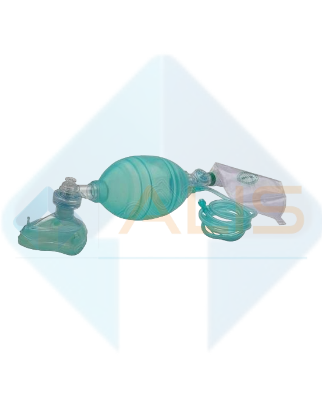 Silicone Artificial Resuscitator (Ambu Type Bag) Adult - Blue