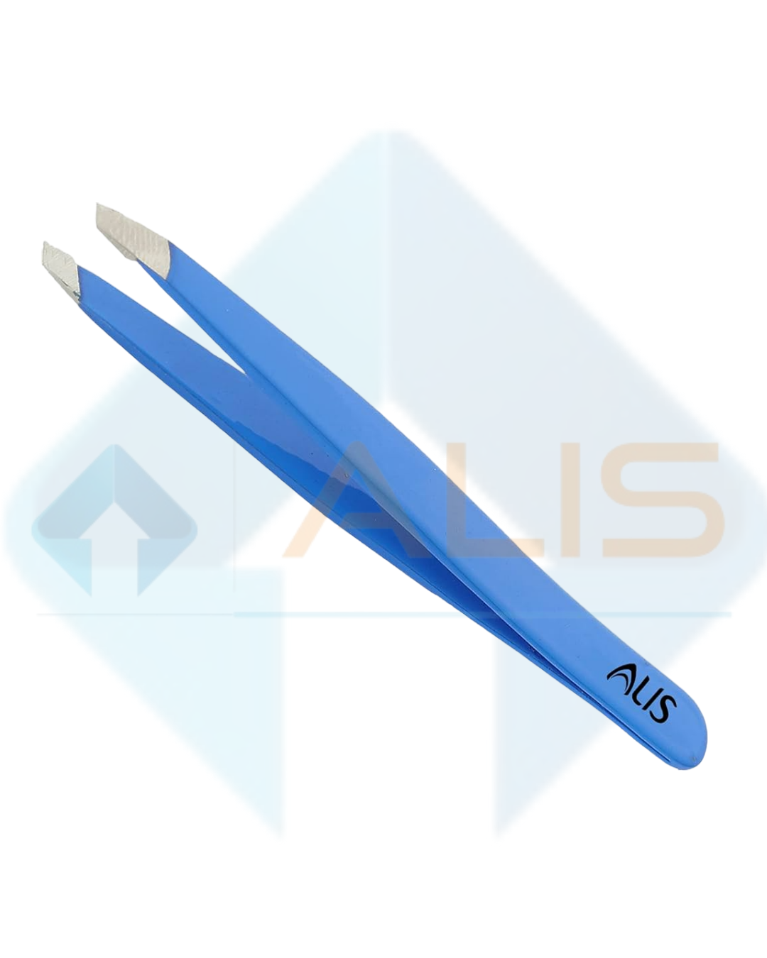 Slant Tip Tweezer Galaxy Blue | Precision for Hair Plucker, Eyebrow, Upper Lips Eyelash Extensions