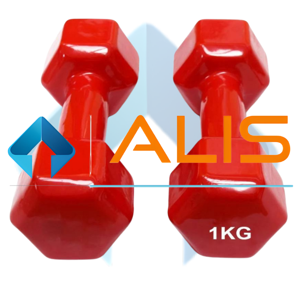 Vinyl Dumbbell 1 Kg (1 Pair)